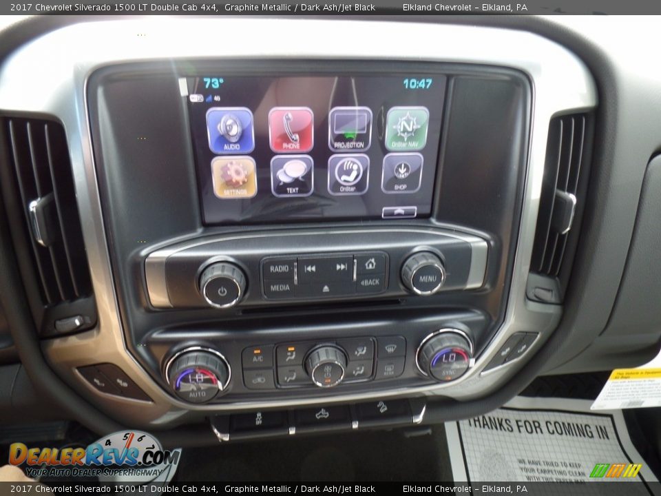 2017 Chevrolet Silverado 1500 LT Double Cab 4x4 Graphite Metallic / Dark Ash/Jet Black Photo #28