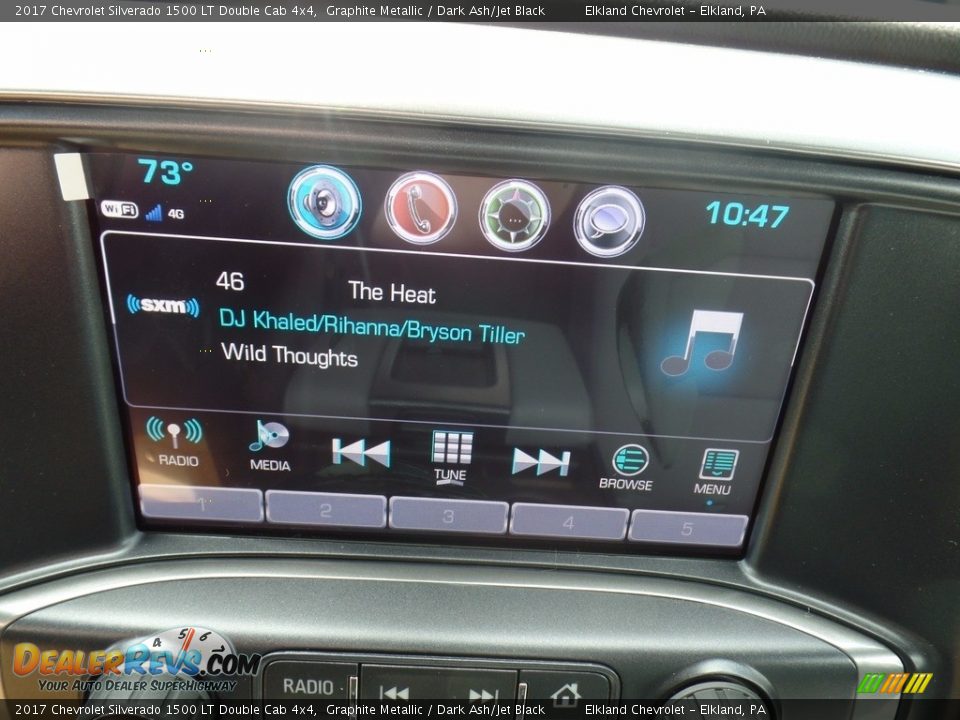 2017 Chevrolet Silverado 1500 LT Double Cab 4x4 Graphite Metallic / Dark Ash/Jet Black Photo #30