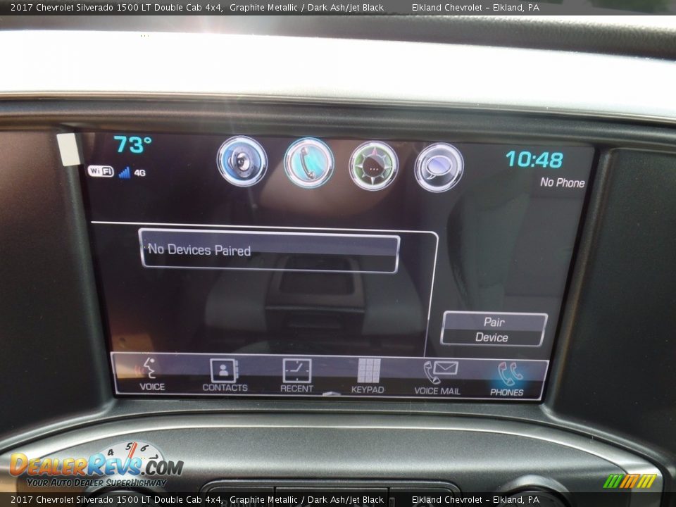 2017 Chevrolet Silverado 1500 LT Double Cab 4x4 Graphite Metallic / Dark Ash/Jet Black Photo #31