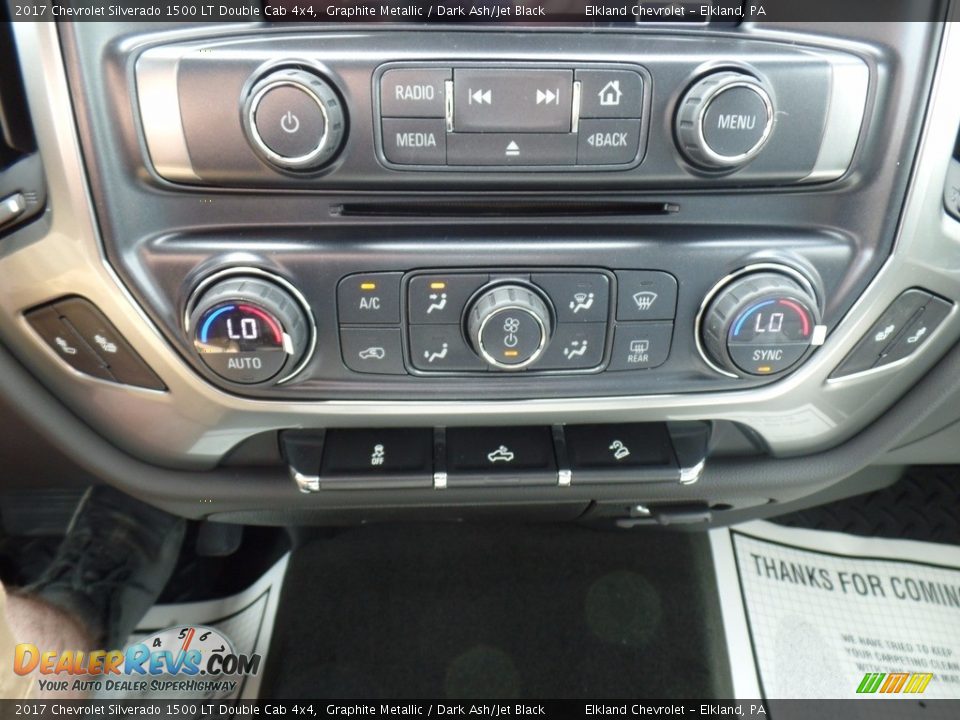 2017 Chevrolet Silverado 1500 LT Double Cab 4x4 Graphite Metallic / Dark Ash/Jet Black Photo #33