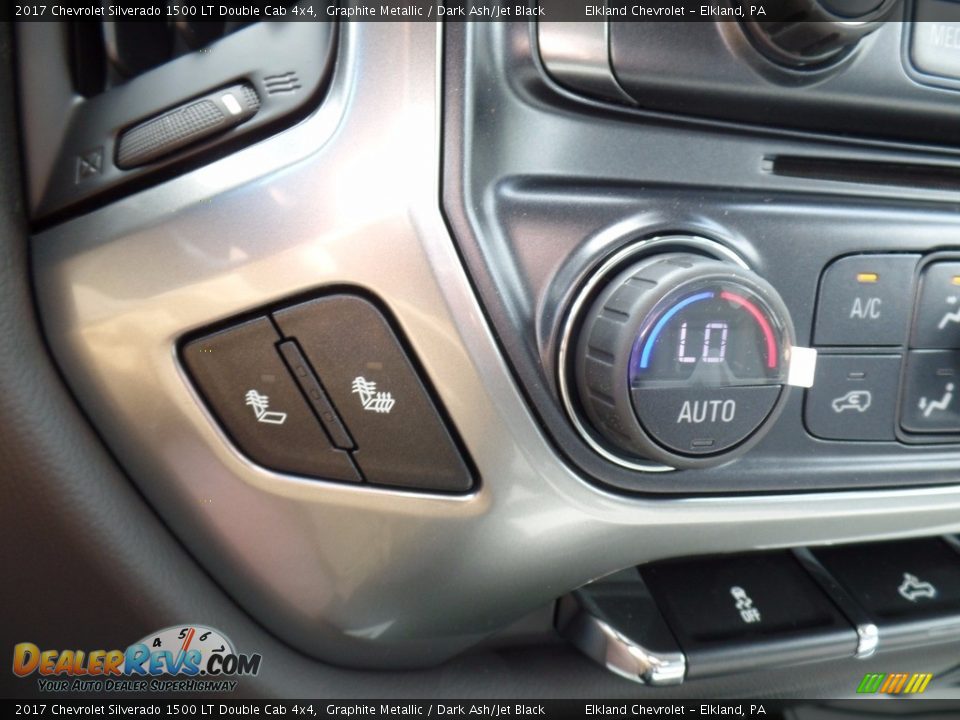 2017 Chevrolet Silverado 1500 LT Double Cab 4x4 Graphite Metallic / Dark Ash/Jet Black Photo #34