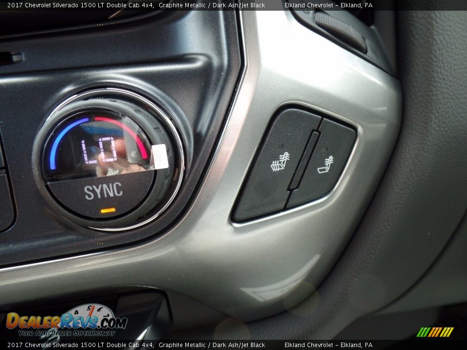 2017 Chevrolet Silverado 1500 LT Double Cab 4x4 Graphite Metallic / Dark Ash/Jet Black Photo #35