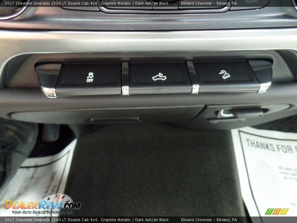 2017 Chevrolet Silverado 1500 LT Double Cab 4x4 Graphite Metallic / Dark Ash/Jet Black Photo #36