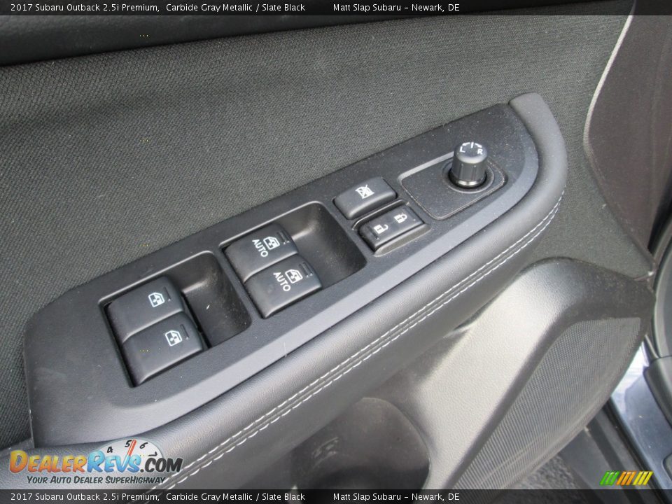 2017 Subaru Outback 2.5i Premium Carbide Gray Metallic / Slate Black Photo #15