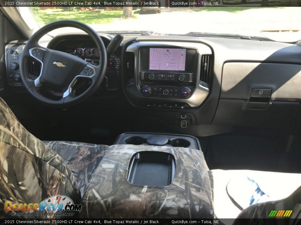 2015 Chevrolet Silverado 2500HD LT Crew Cab 4x4 Blue Topaz Metallic / Jet Black Photo #4