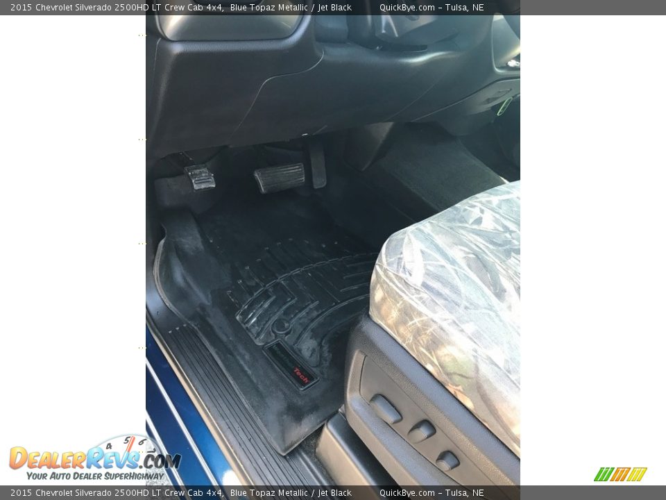 2015 Chevrolet Silverado 2500HD LT Crew Cab 4x4 Blue Topaz Metallic / Jet Black Photo #5