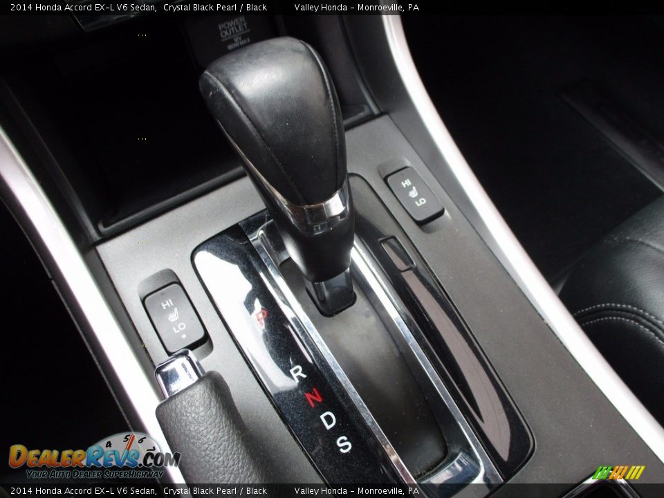 2014 Honda Accord EX-L V6 Sedan Crystal Black Pearl / Black Photo #15