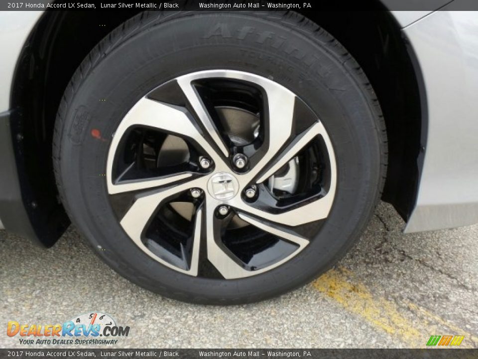2017 Honda Accord LX Sedan Lunar Silver Metallic / Black Photo #3