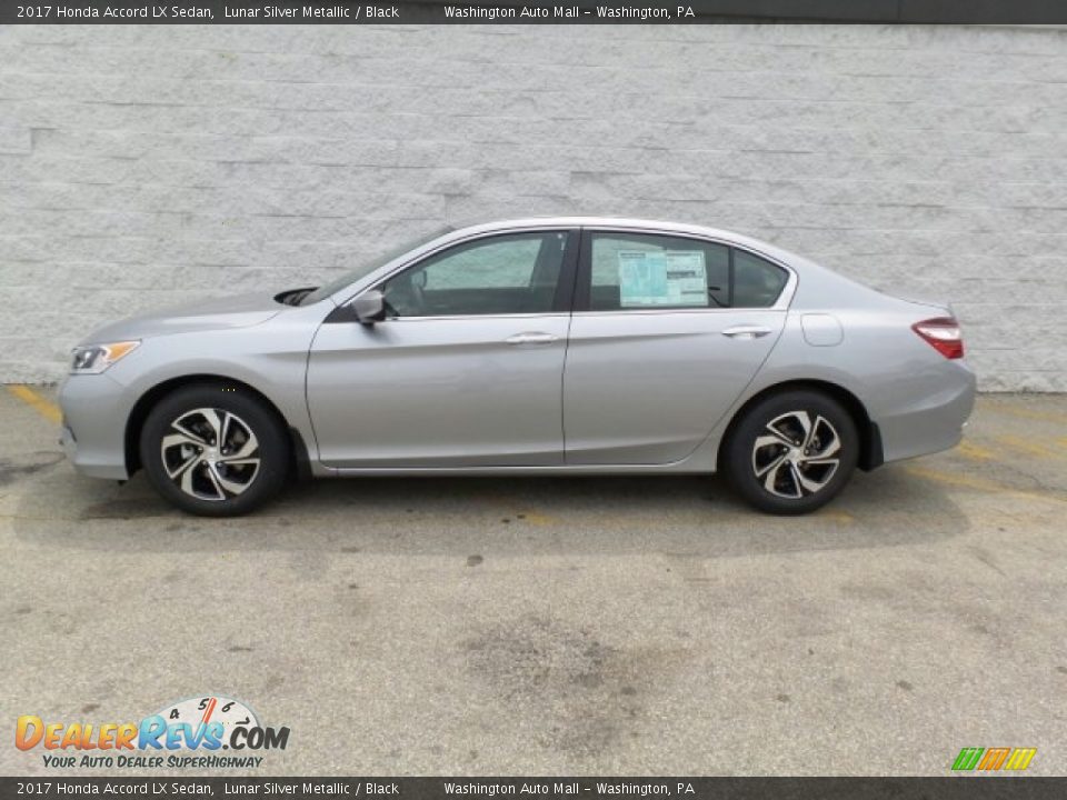 2017 Honda Accord LX Sedan Lunar Silver Metallic / Black Photo #6