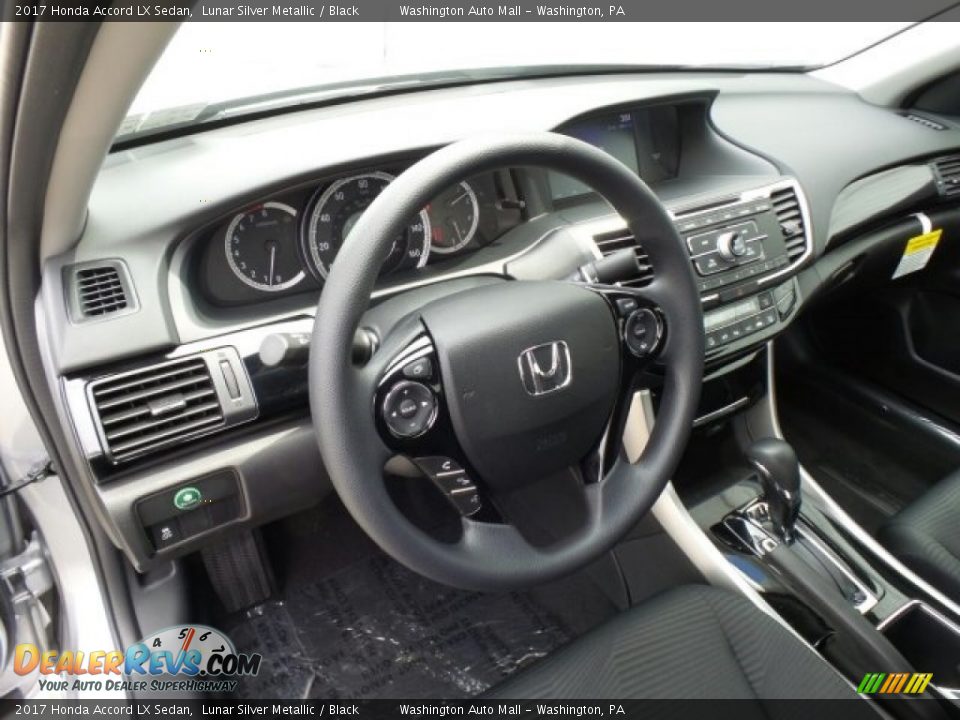2017 Honda Accord LX Sedan Lunar Silver Metallic / Black Photo #9