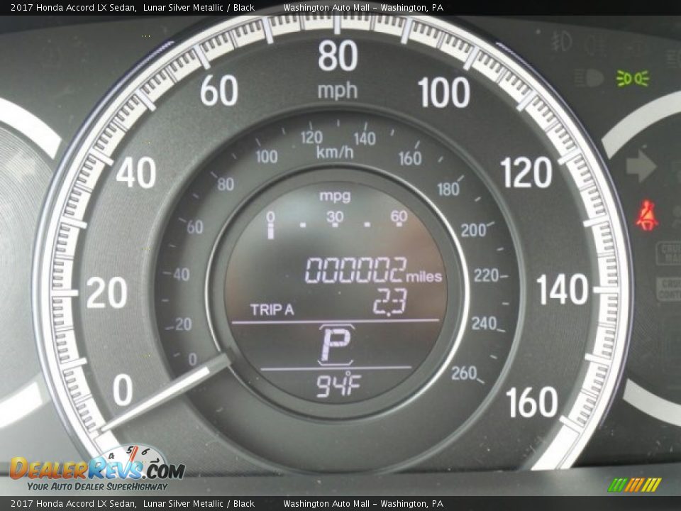 2017 Honda Accord LX Sedan Lunar Silver Metallic / Black Photo #16