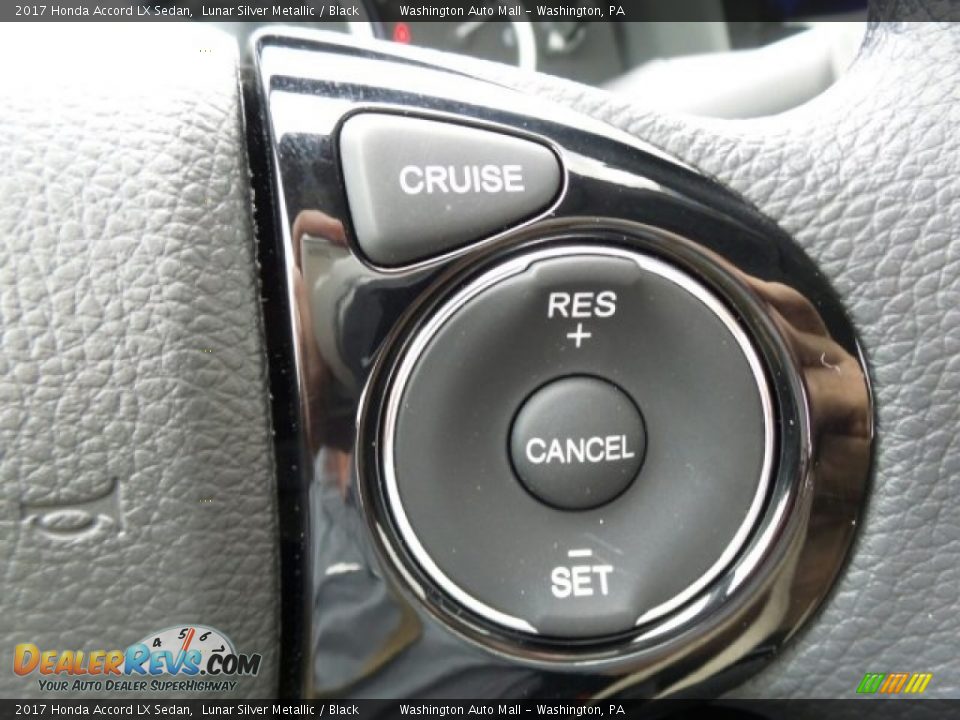 2017 Honda Accord LX Sedan Lunar Silver Metallic / Black Photo #21