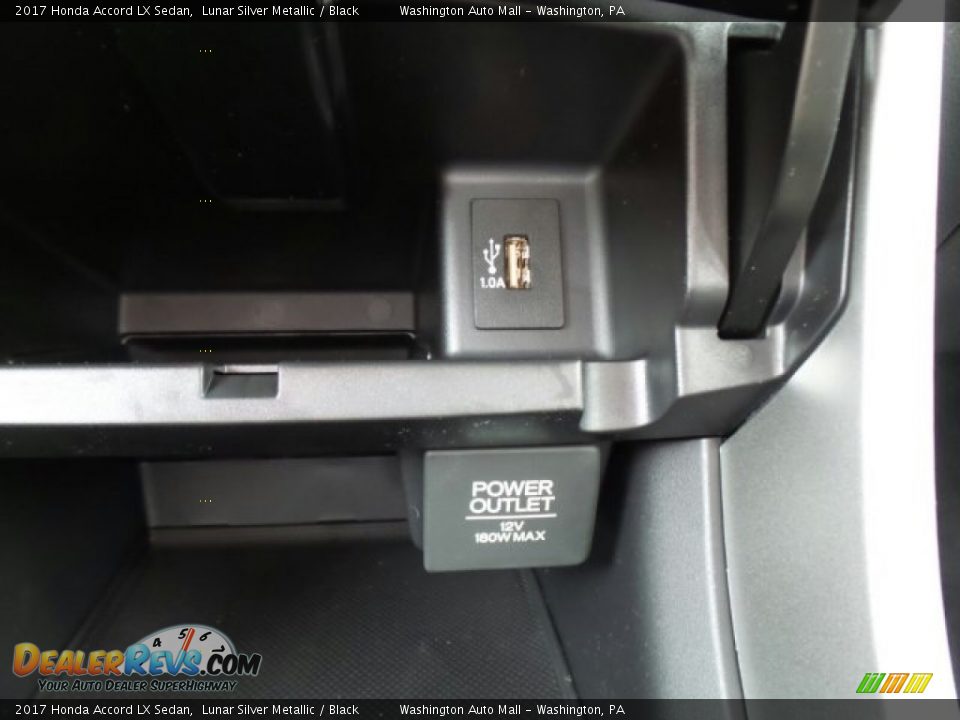 2017 Honda Accord LX Sedan Lunar Silver Metallic / Black Photo #26