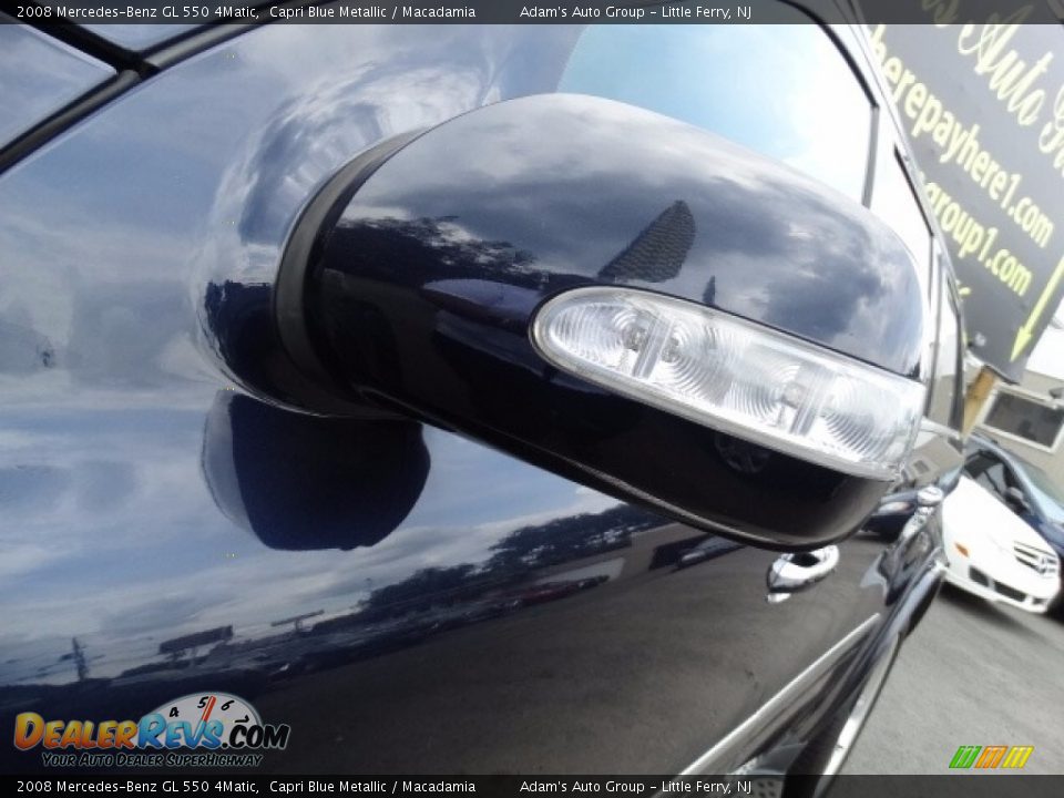 2008 Mercedes-Benz GL 550 4Matic Capri Blue Metallic / Macadamia Photo #11