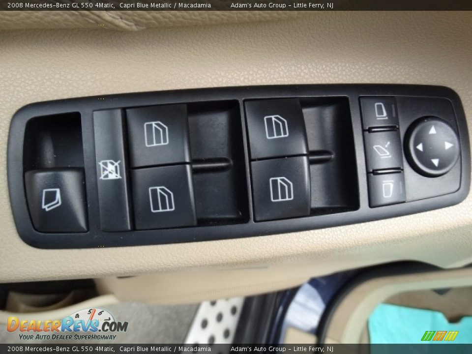 2008 Mercedes-Benz GL 550 4Matic Capri Blue Metallic / Macadamia Photo #18