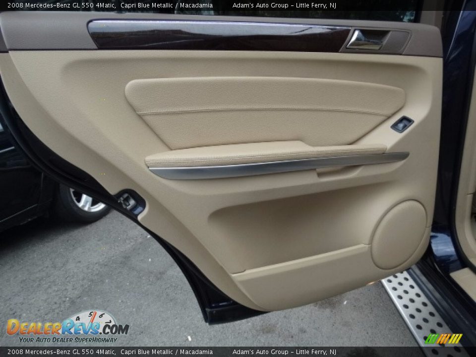 2008 Mercedes-Benz GL 550 4Matic Capri Blue Metallic / Macadamia Photo #20