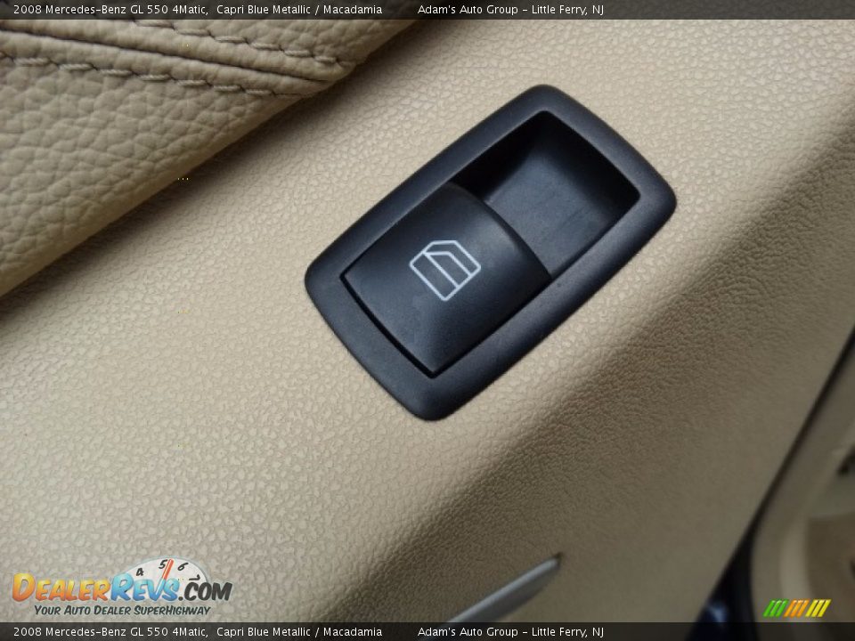 2008 Mercedes-Benz GL 550 4Matic Capri Blue Metallic / Macadamia Photo #21