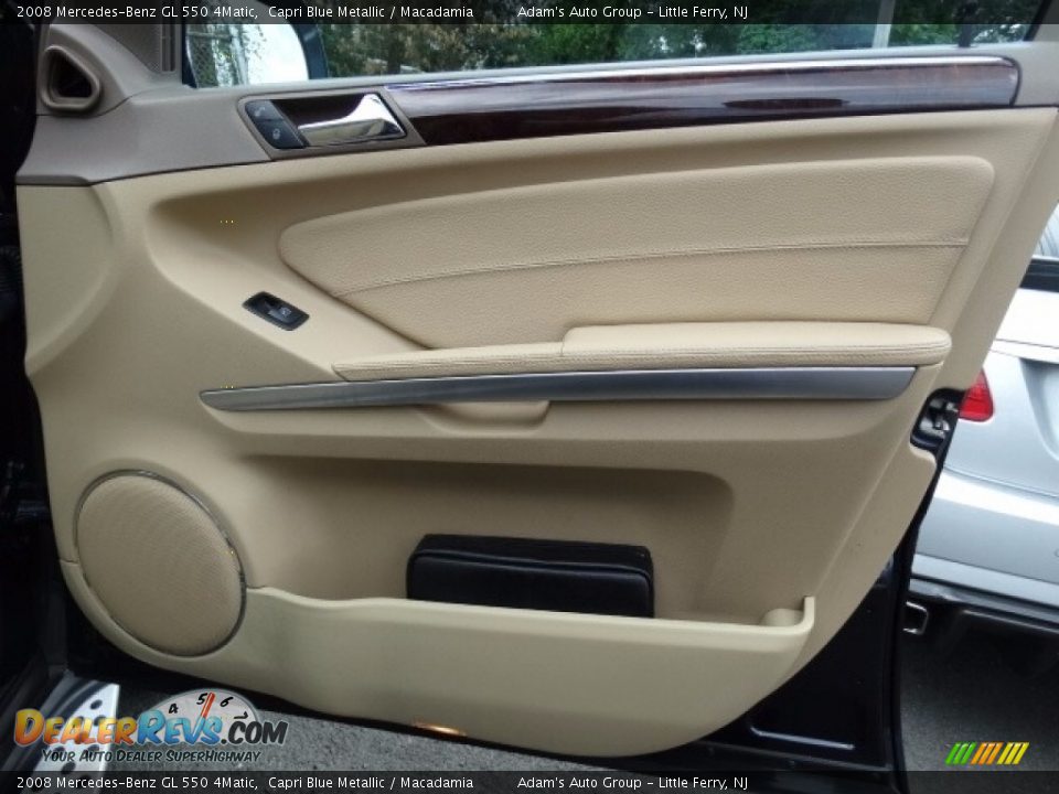 2008 Mercedes-Benz GL 550 4Matic Capri Blue Metallic / Macadamia Photo #24