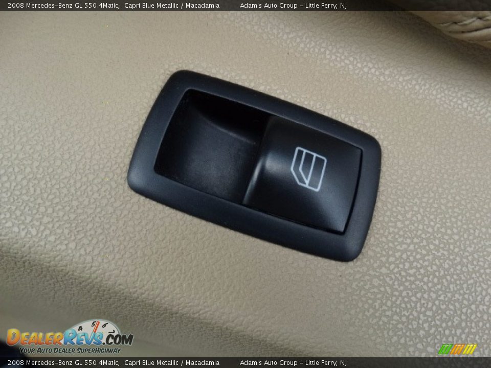 2008 Mercedes-Benz GL 550 4Matic Capri Blue Metallic / Macadamia Photo #25