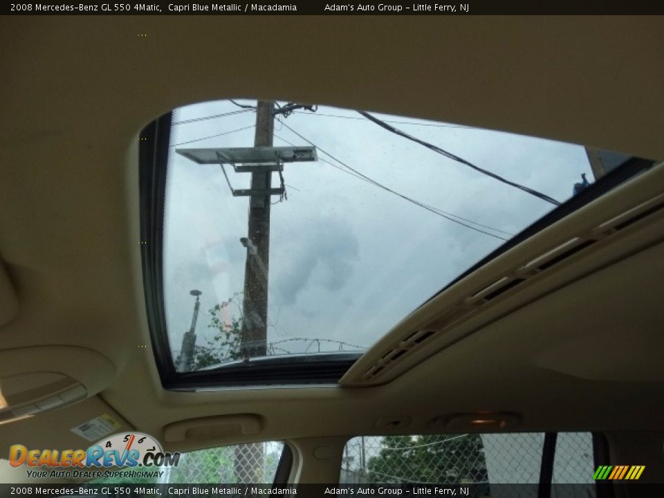 2008 Mercedes-Benz GL 550 4Matic Capri Blue Metallic / Macadamia Photo #29