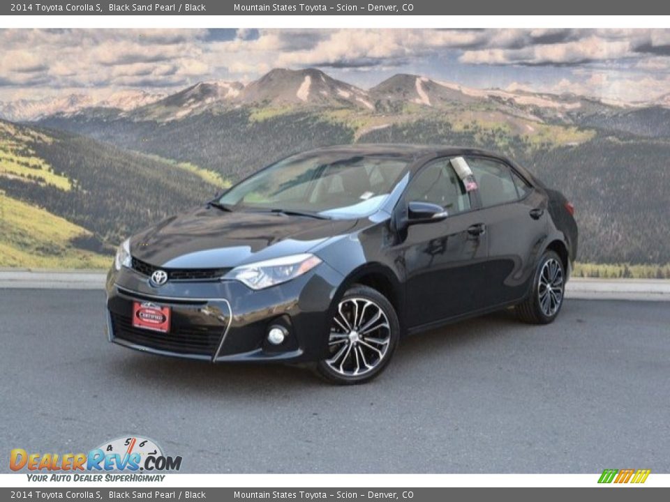 2014 Toyota Corolla S Black Sand Pearl / Black Photo #5