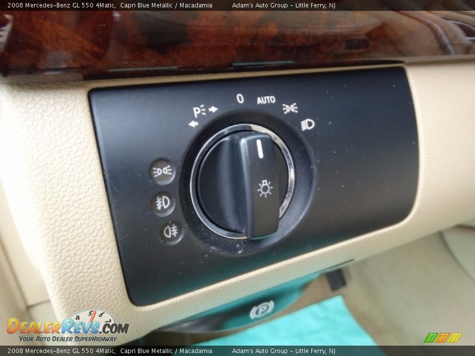 2008 Mercedes-Benz GL 550 4Matic Capri Blue Metallic / Macadamia Photo #30