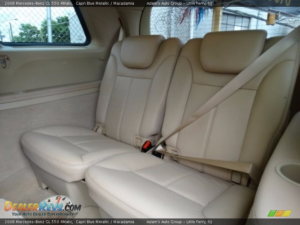 2008 Mercedes-Benz GL 550 4Matic Capri Blue Metallic / Macadamia Photo #32