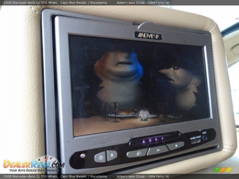2008 Mercedes-Benz GL 550 4Matic Capri Blue Metallic / Macadamia Photo #35