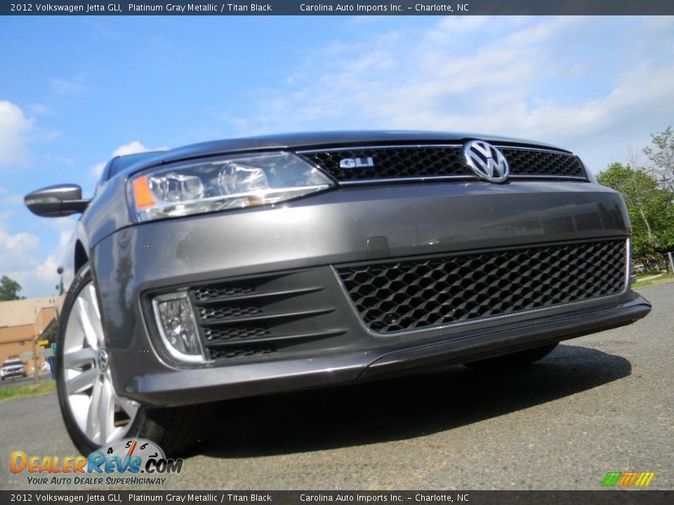 2012 Volkswagen Jetta GLI Platinum Gray Metallic / Titan Black Photo #1