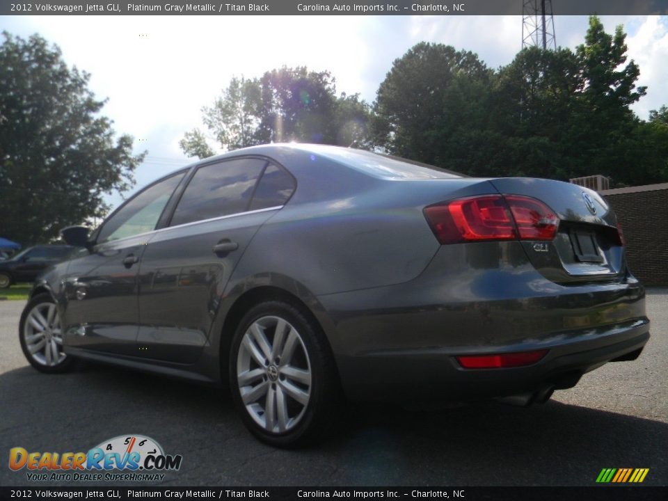 2012 Volkswagen Jetta GLI Platinum Gray Metallic / Titan Black Photo #8