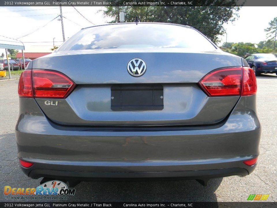 2012 Volkswagen Jetta GLI Platinum Gray Metallic / Titan Black Photo #9