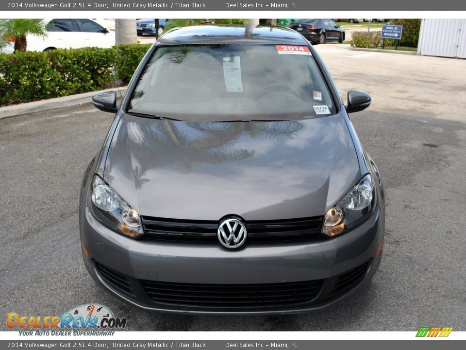 2014 Volkswagen Golf 2.5L 4 Door United Gray Metallic / Titan Black Photo #3