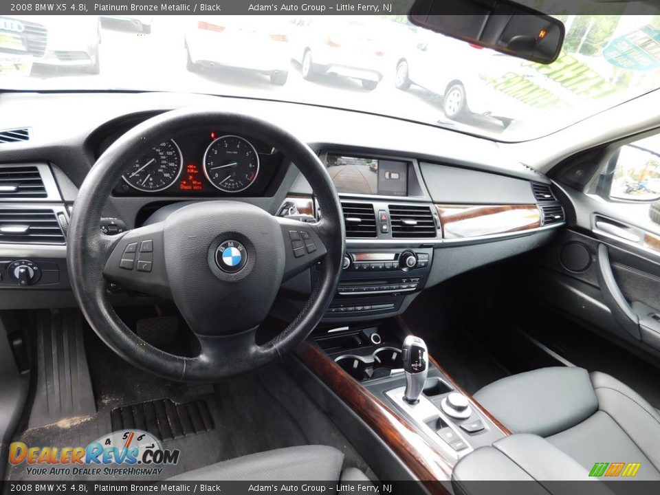 2008 BMW X5 4.8i Space Grey Metallic / Black Photo #13