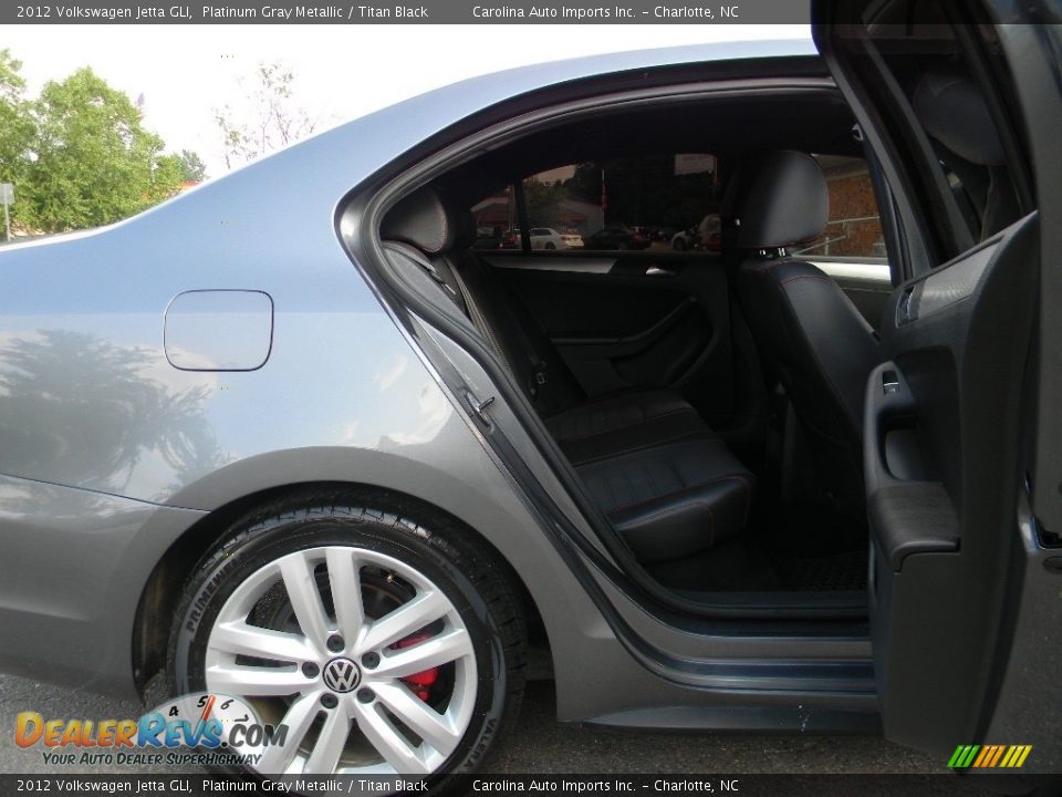 2012 Volkswagen Jetta GLI Platinum Gray Metallic / Titan Black Photo #24