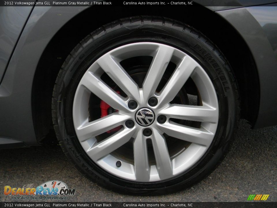 2012 Volkswagen Jetta GLI Platinum Gray Metallic / Titan Black Photo #26