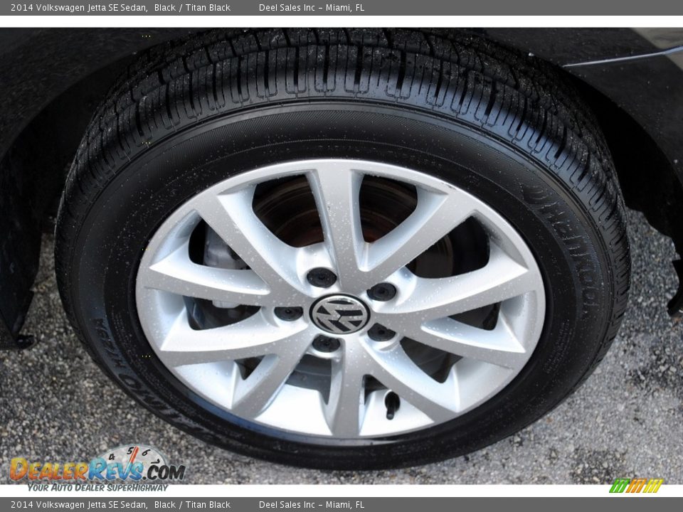 2014 Volkswagen Jetta SE Sedan Black / Titan Black Photo #11