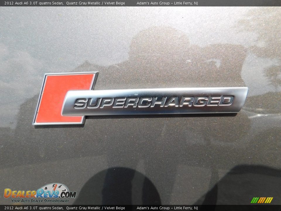 2012 Audi A6 3.0T quattro Sedan Quartz Gray Metallic / Velvet Beige Photo #9