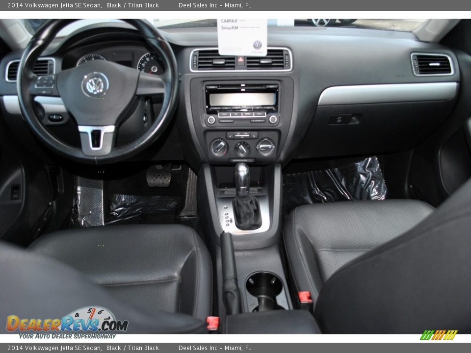 2014 Volkswagen Jetta SE Sedan Black / Titan Black Photo #13