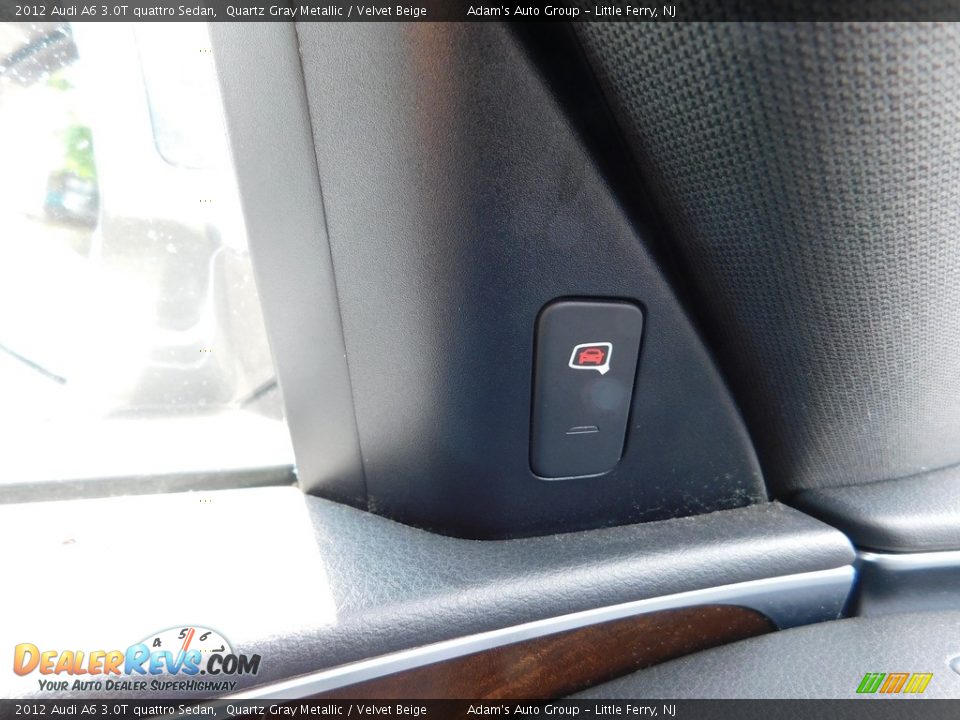 2012 Audi A6 3.0T quattro Sedan Quartz Gray Metallic / Velvet Beige Photo #18