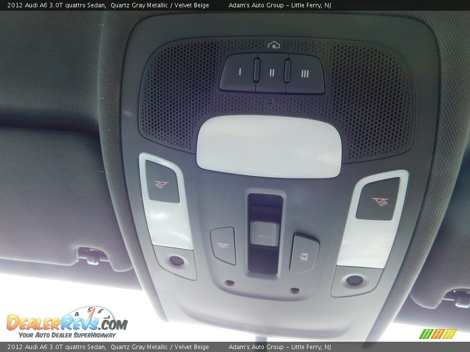 2012 Audi A6 3.0T quattro Sedan Quartz Gray Metallic / Velvet Beige Photo #24