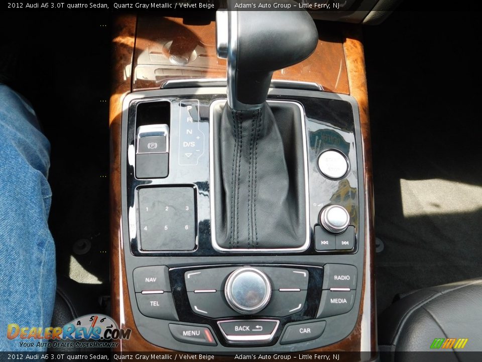 2012 Audi A6 3.0T quattro Sedan Quartz Gray Metallic / Velvet Beige Photo #26