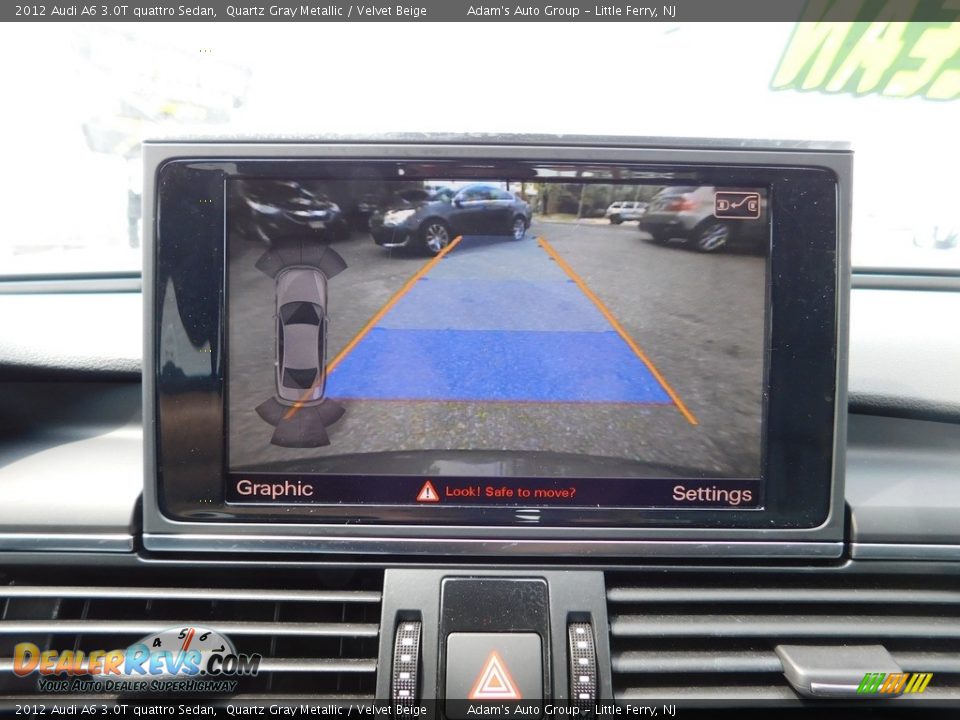 2012 Audi A6 3.0T quattro Sedan Quartz Gray Metallic / Velvet Beige Photo #29