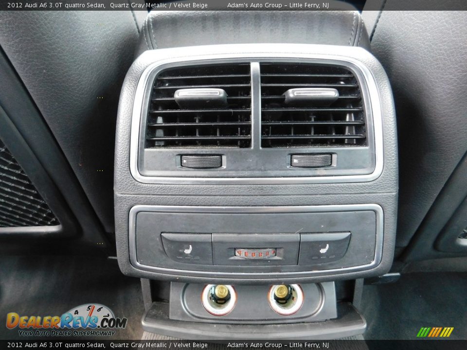 2012 Audi A6 3.0T quattro Sedan Quartz Gray Metallic / Velvet Beige Photo #34