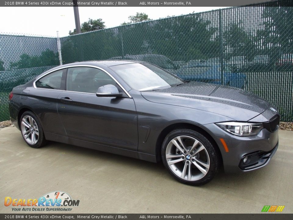 2018 BMW 4 Series 430i xDrive Coupe Mineral Grey Metallic / Black Photo #1