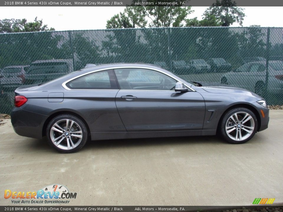 Mineral Grey Metallic 2018 BMW 4 Series 430i xDrive Coupe Photo #2