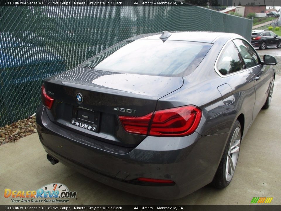 2018 BMW 4 Series 430i xDrive Coupe Mineral Grey Metallic / Black Photo #3