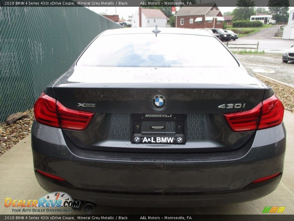 2018 BMW 4 Series 430i xDrive Coupe Mineral Grey Metallic / Black Photo #4