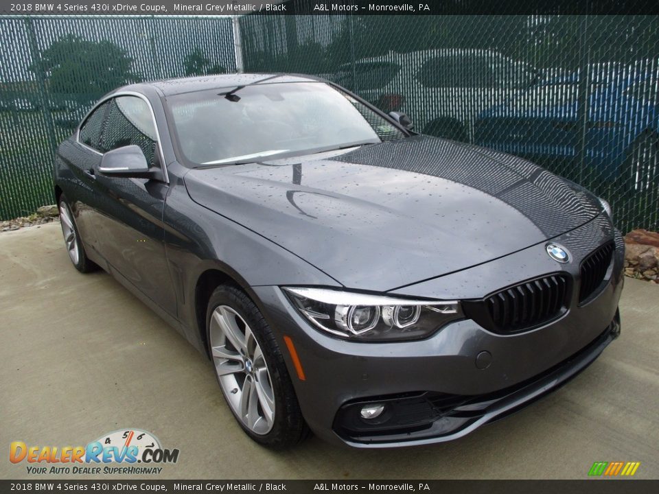 2018 BMW 4 Series 430i xDrive Coupe Mineral Grey Metallic / Black Photo #5