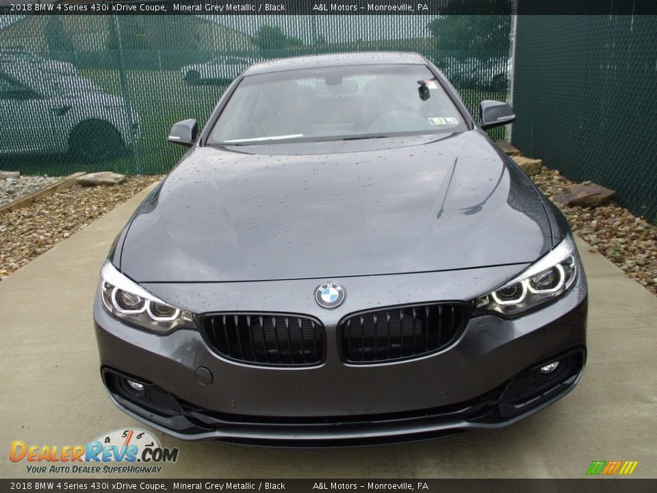 2018 BMW 4 Series 430i xDrive Coupe Mineral Grey Metallic / Black Photo #6