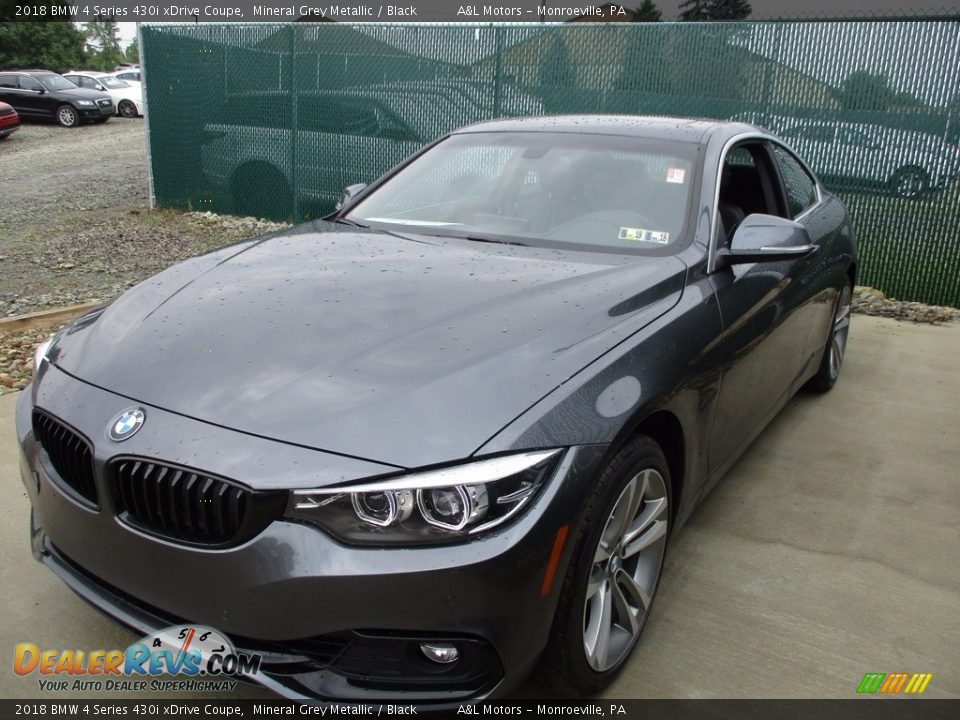2018 BMW 4 Series 430i xDrive Coupe Mineral Grey Metallic / Black Photo #7